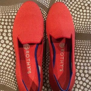 New- Rothy’s women loafers- tangerine Size 7